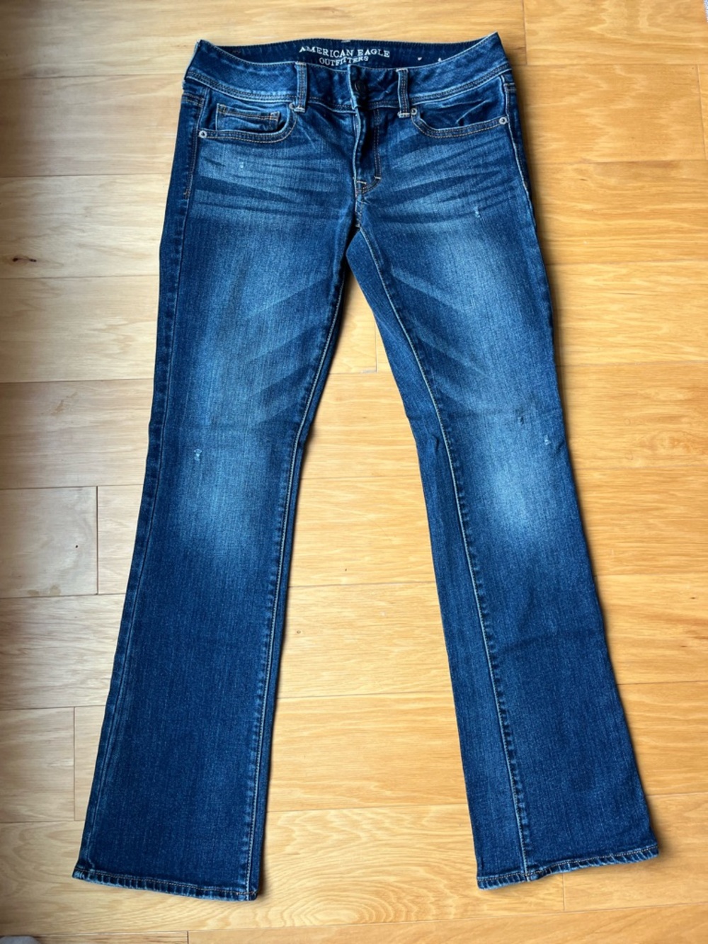 American Eagle Outfitters Women’s Dark Blue Bootcut Jeans
